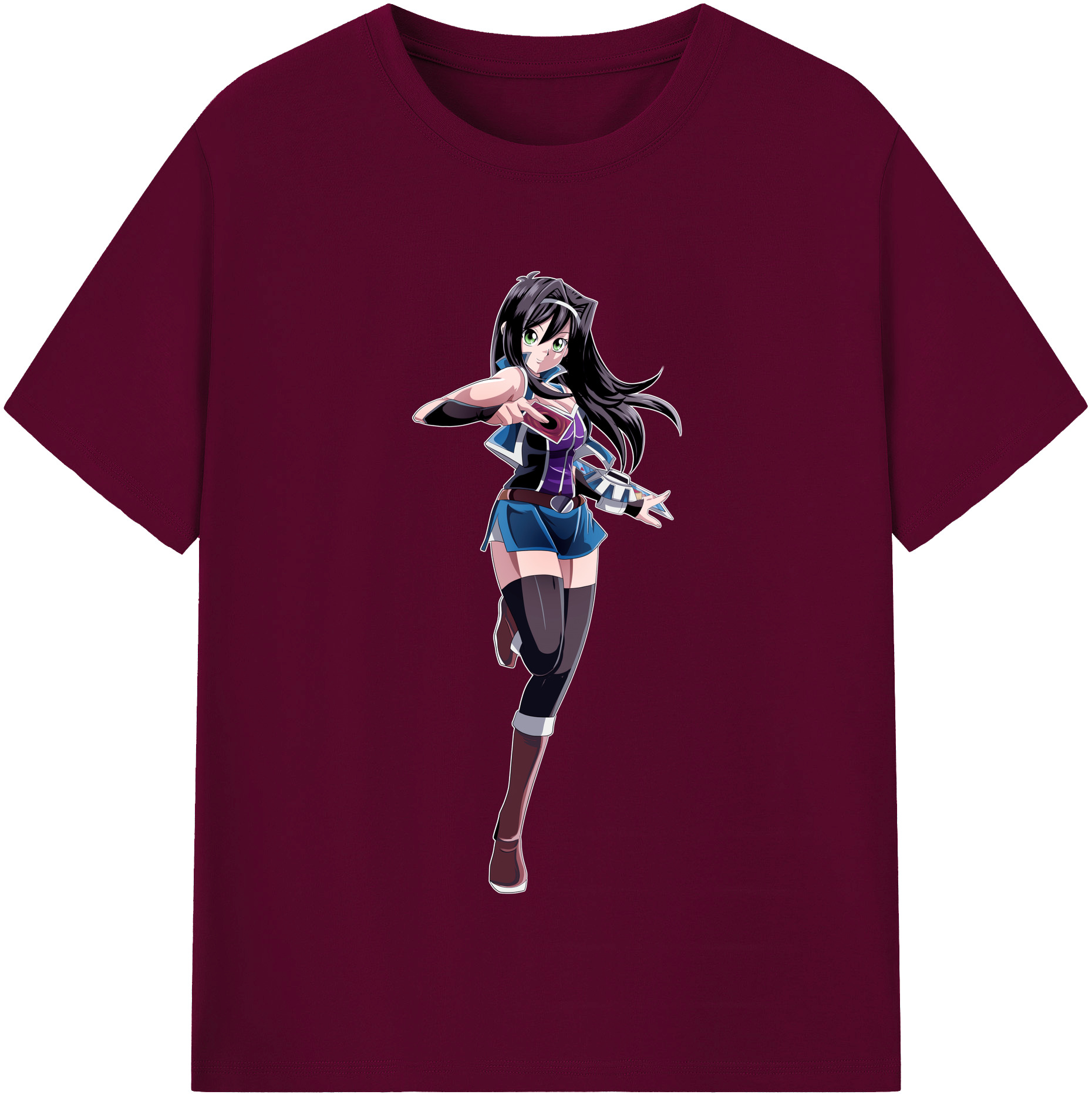 （画像用） 遊☆戯☆王 Yu-Gi-Oh! レディースカジュアルプリントTシャツ（綿100％）